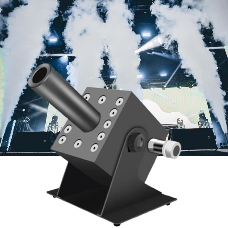 Confetti Cannon Tube - เครื่องพ่นหมอก CO2 LED RGB 3in1 สีสันสดใส