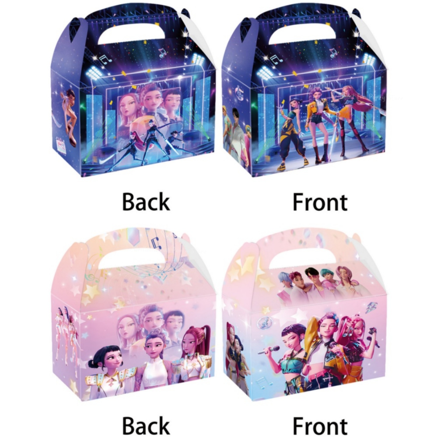 กล่องของขวัญกระดาษขนาดใหญ่มีหู - Event Party Box บทวิจารณ์และราคา