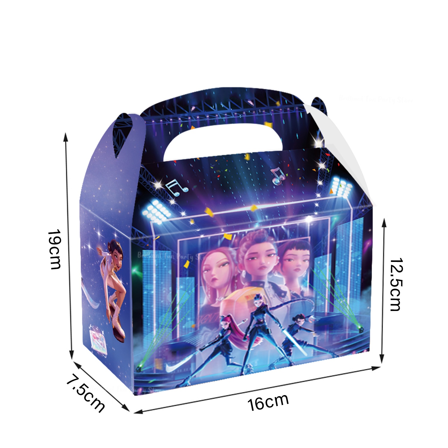 กล่องของขวัญกระดาษขนาดใหญ่มีหู - Event Party Box บทวิจารณ์และราคา