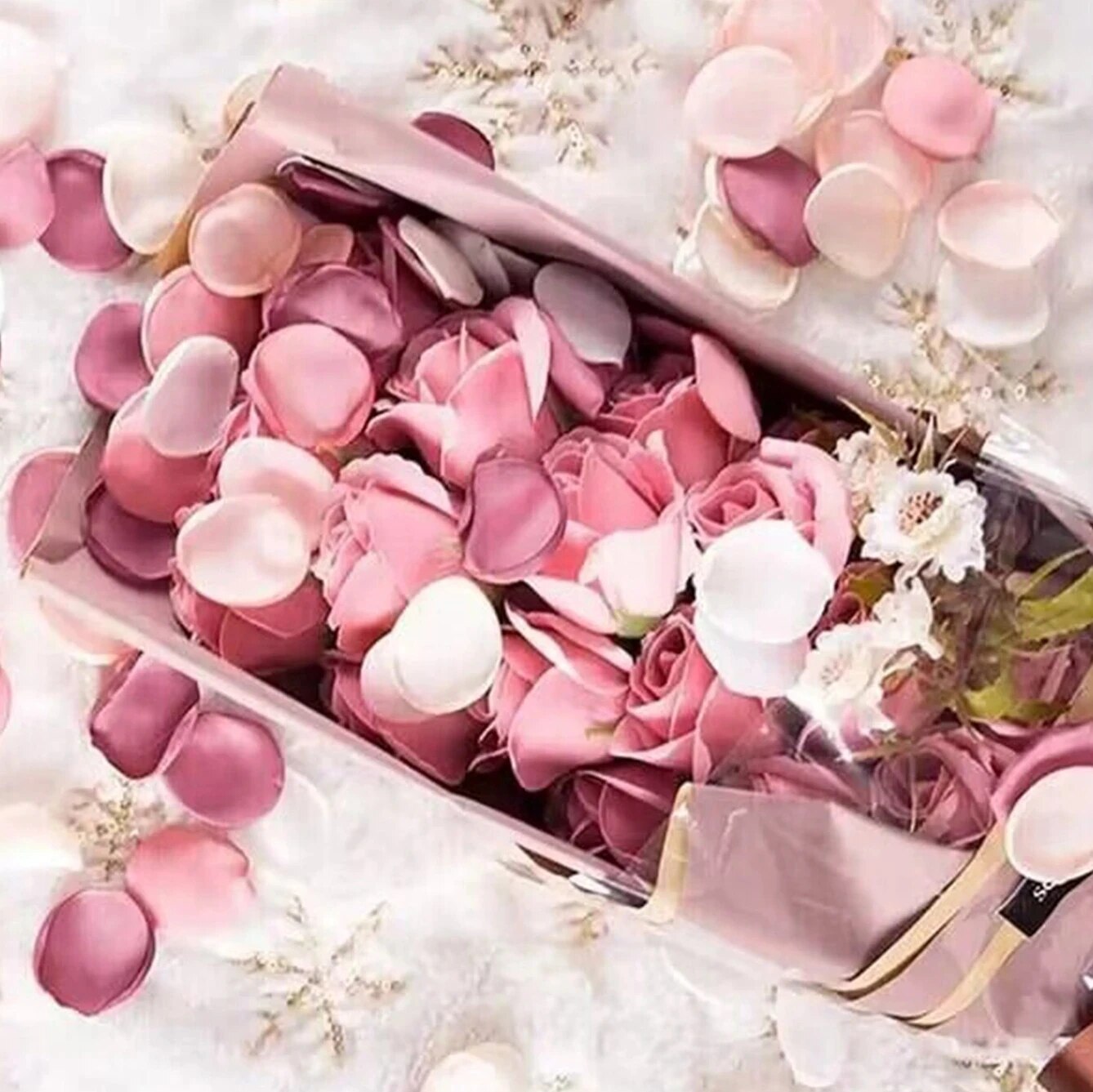 100pcs ผ้าไหมประดิษฐ์ดอกไม้กลี - Confetti Cannon Tube บทวิจารณ์และราคา